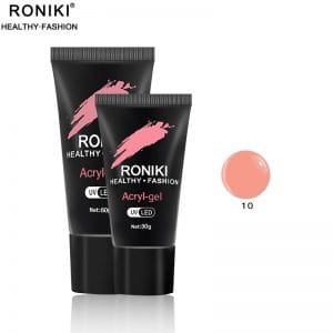 RONIKI Professional private label acrylic poly gel nails Custom Color Soak off ed/uv nail extension poly gel