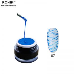 RONIKI OEM custom private label DIY spider line nail art gel soak off semi permanent uv spider gel polish for nail wholesale