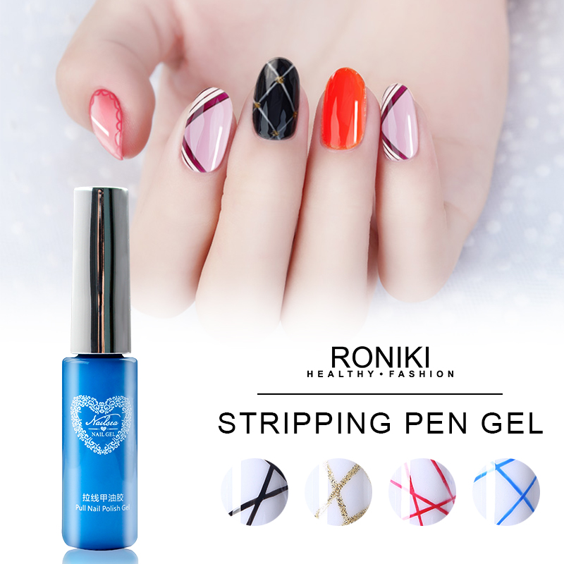 RONIKI gel liner nail art Private Label Line Pen Gel
