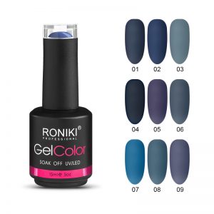 RONIKI Indigo Color Nail Gel Polish