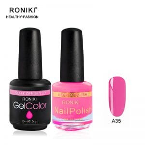 RONIKI Wholesale Private Label Matching Gel & Nail Polish Set