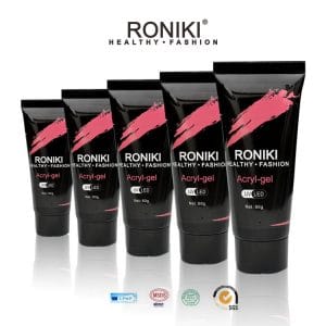 RONIKI Professional private label acrylic poly gel nails Custom Color Soak off ed/uv nail extension poly gel