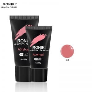 RONIKI Professional private label acrylic poly gel nails Custom Color Soak off ed/uv nail extension poly gel
