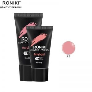 RONIKI Professional private label acrylic poly gel nails Custom Color Soak off ed/uv nail extension poly gel