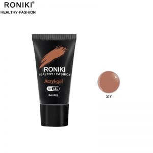 RONIKI Professional private label acrylic poly gel nails Custom Color Soak off ed/uv nail extension poly gel