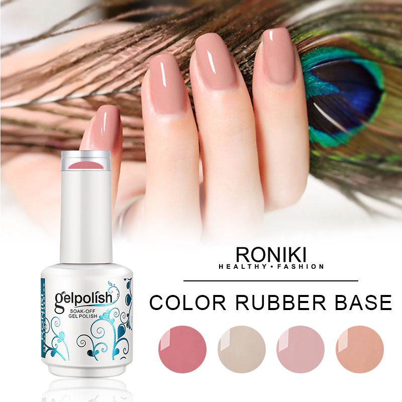 RONIKI RUBBER BASE GEL POLISH