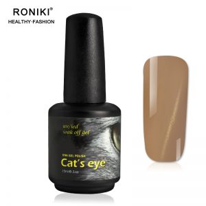 RONIKI UV Pink Cat Eye Nails Gel
