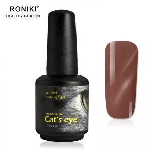 RONIKI UV Pink Cat Eye Nails Gel