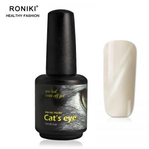 RONIKI UV Pink Cat Eye Nails Gel