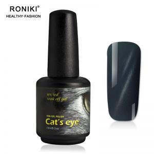RONIKI UV Pink Cat Eye Nails Gel