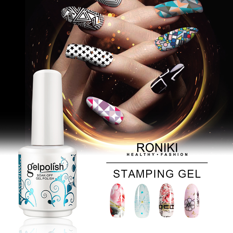 RONIKI wholesale Private Label Color Nail art Stamping Gel