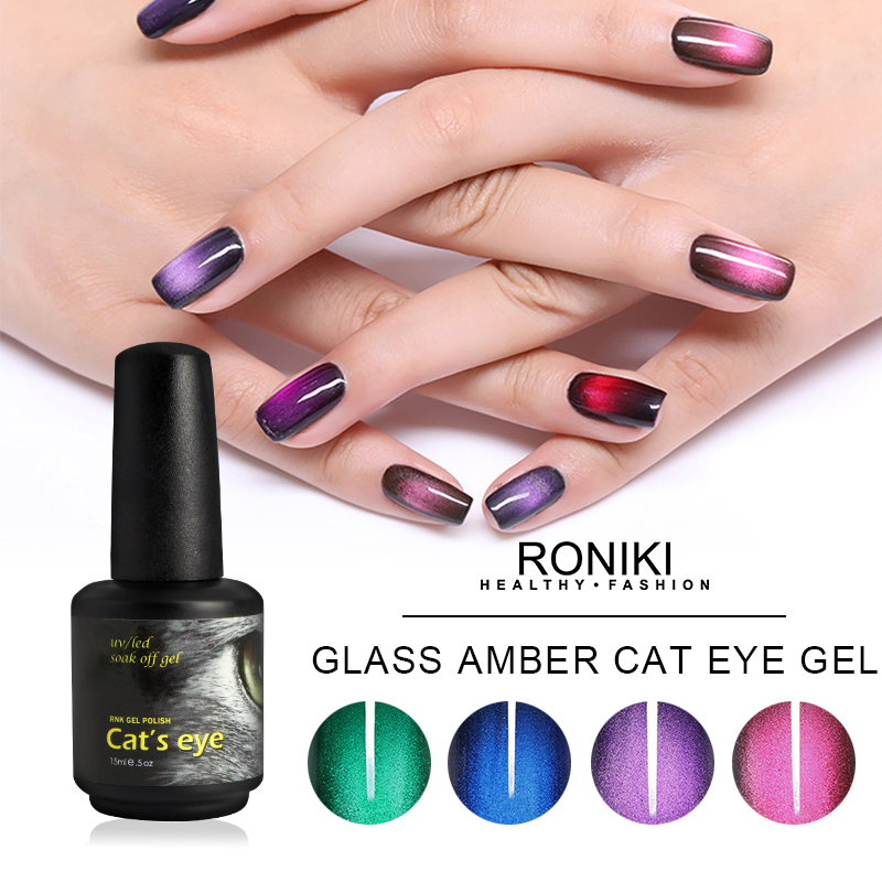 RONIKI Amber Cat Eye Gel Polish