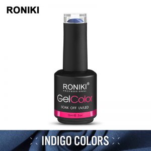RONIKI Indigo Color UV Nail Gel Polish
